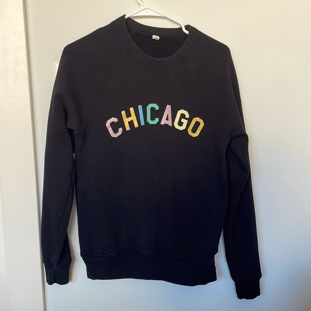Sweet Home Chicago Sweatshirt - Black - XS